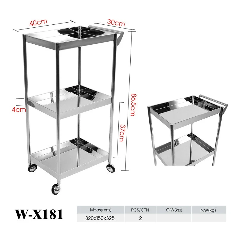 Minimalist Silent Wheel Salon Cart high quality Minimalist Silent Wheel Salon Cart high quality