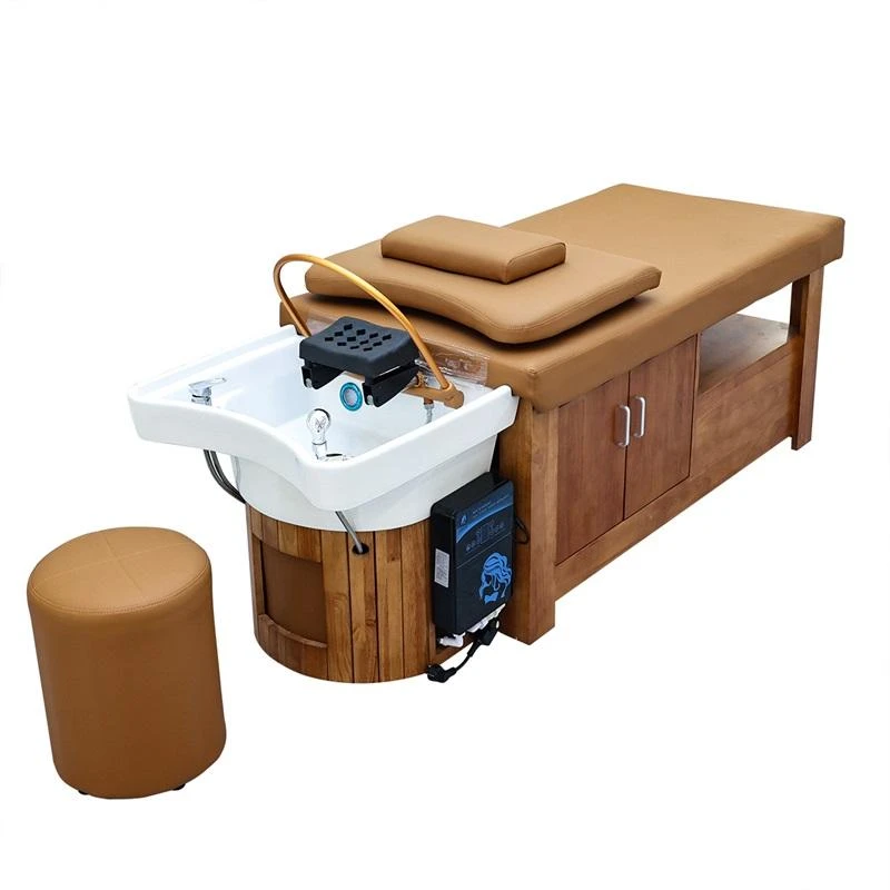 Modern Sleek Integrated Salon Backwash