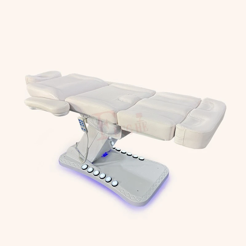 Practical White Remote Control Beauty Bed high quality
