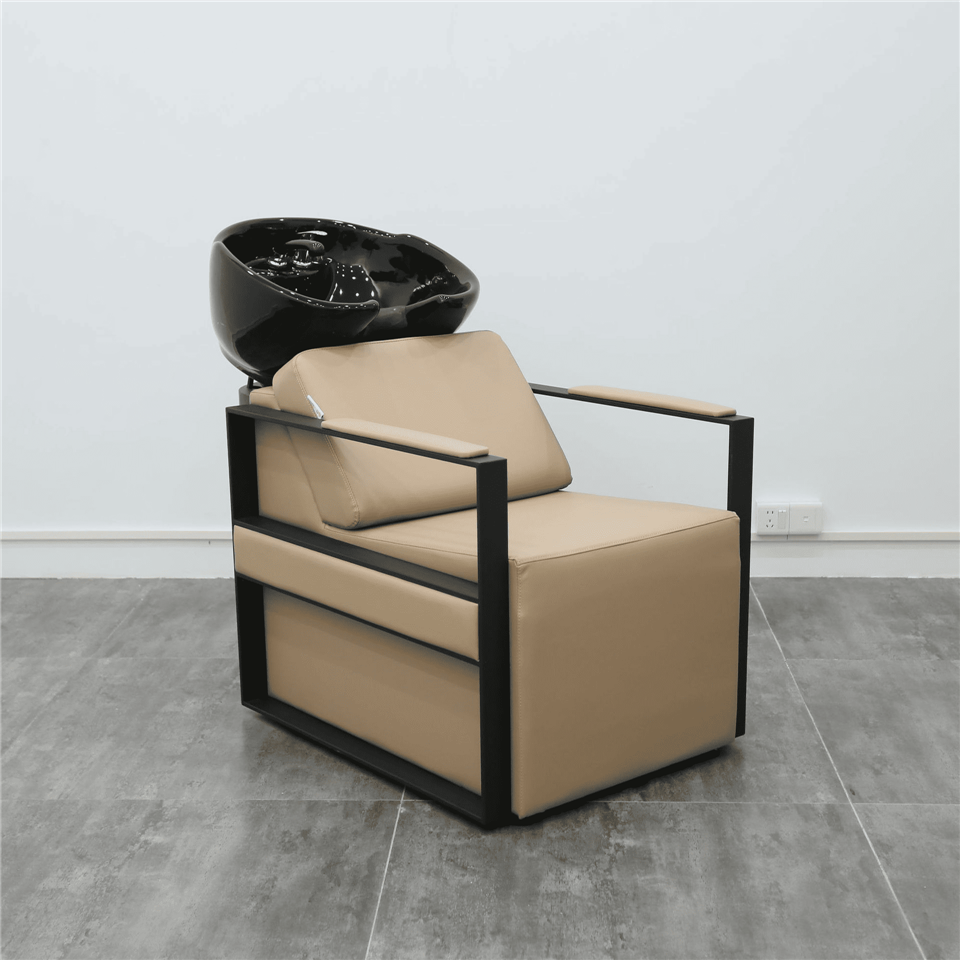 Professional Ergonomic Leather Shampoo Chair price