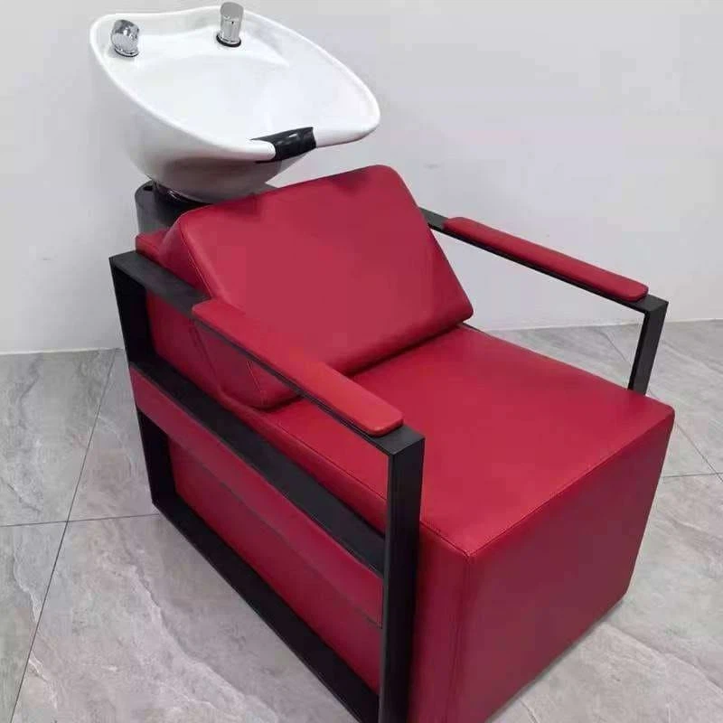 Professional Ergonomic Leather Shampoo Chair factory
