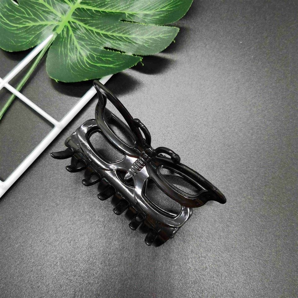 Professional Salon Butterfly Hair Claw Clips Plastic Hair Clamps For Women