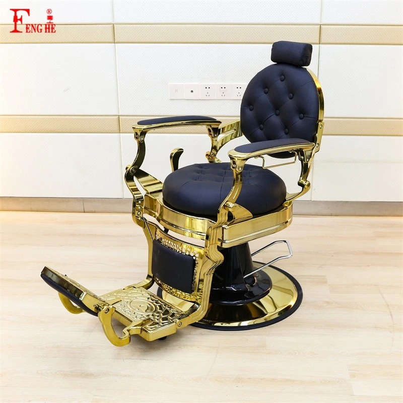 Reclining Hydraulic Barber Chair (Deluxe Edition) factory
