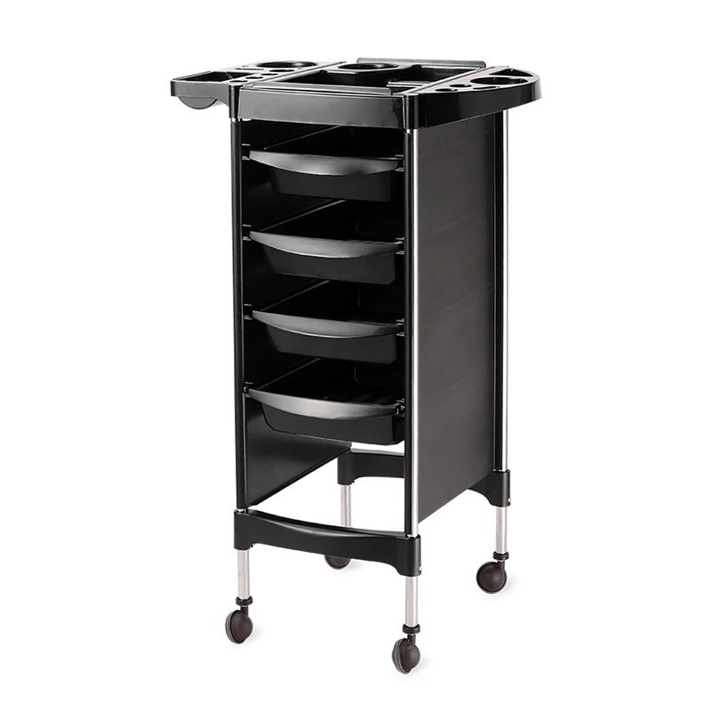 Sleek Professional Hairdresser Rolling Cart