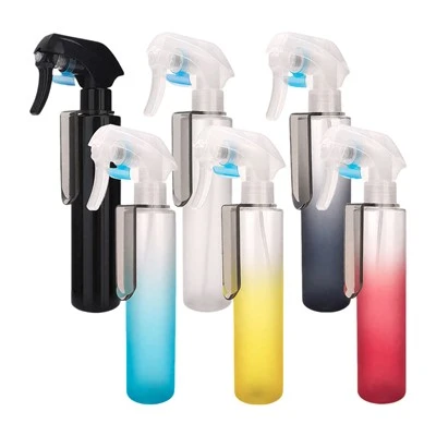 Gradient Crystal Hair Spray Bottle Fine Mist Sprayer With Belt Clip For Salon