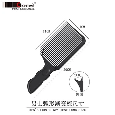 Professional Men Fade Comb Barber Clipper Positioning Comb Factory Direct