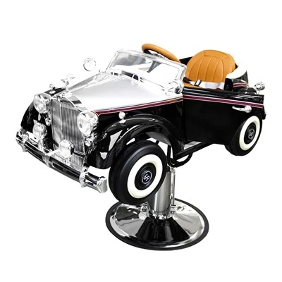 Vintage Car Kids Styling Chair With Hydraulic Base For Barber Shops