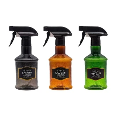 Vintage Embossed Cylindrical Barber Water Spray Bottle - Fine Mist Trigger Sprayer Container Manufacturer