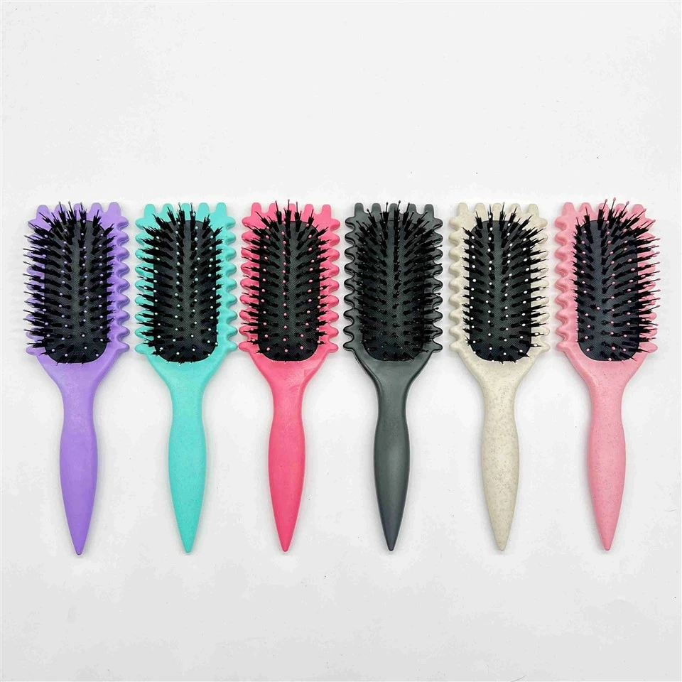 Vented Skeleton Detangling Hair Brush Scalp Massage Cushion Comb Factory Direct Wholesale
