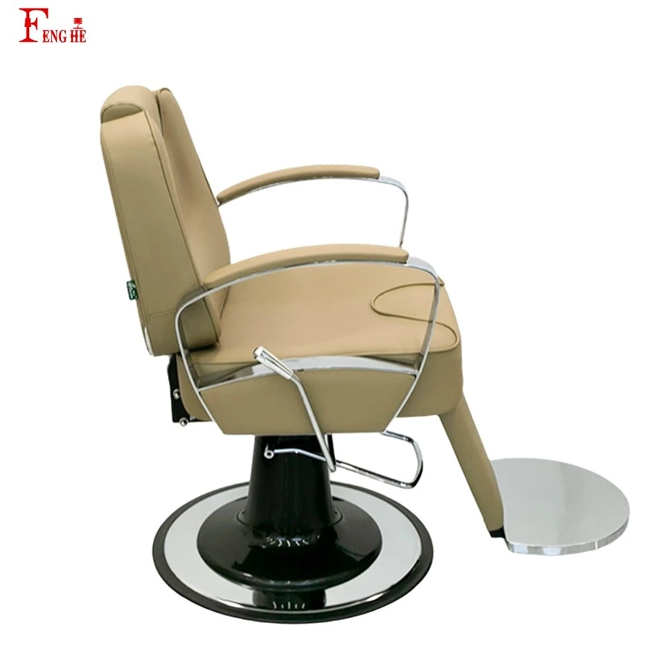 Vintage Luxury Reclining Barber Chair factory