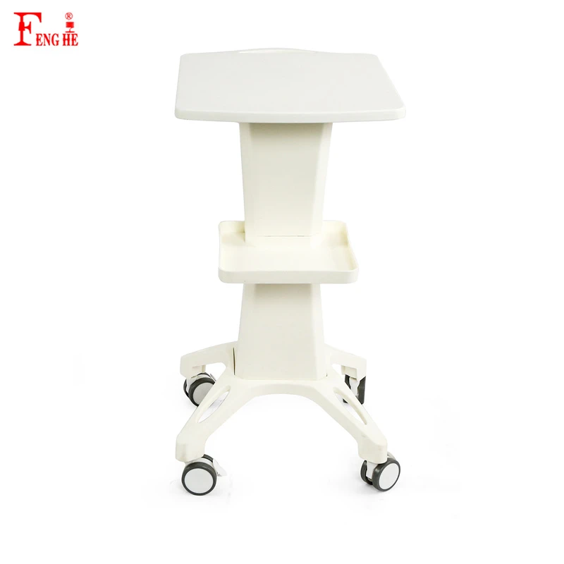 White Salon Furniture Beauty Machine Trolley Cart